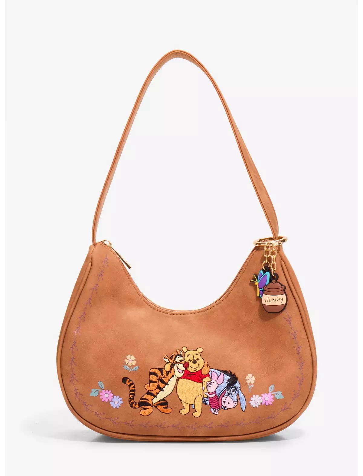Hot Topic Disney Winnie The Pooh Group Charm Shoulder Bag