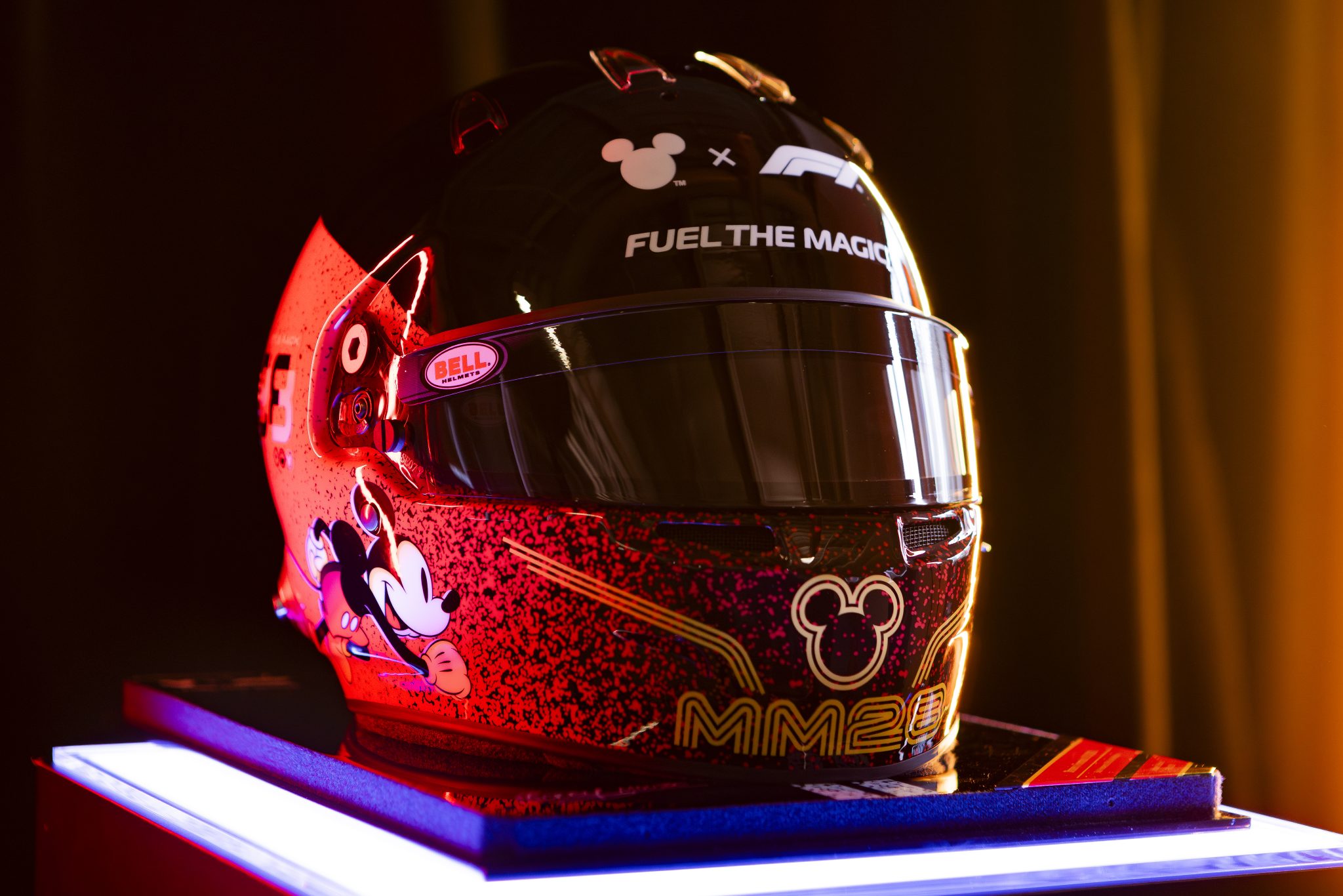 Disney and Formula 1 Reveal Mickey Mouse Helmets for Make-A-Wish
