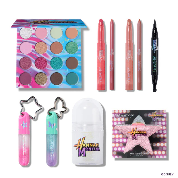 ColourPop Disney Hannah Montana makeup collection