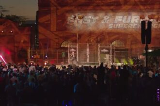 Fast & Furious – Supercharged attraction exterior at Universal Studios Florida