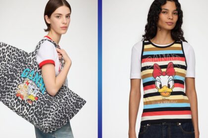 GANNI x Disney Daisy Duck and Minnie Mouse collection pieces