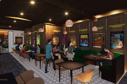 Concept art of Gordon Ramsay at The Carnaby at Downtown Disney District