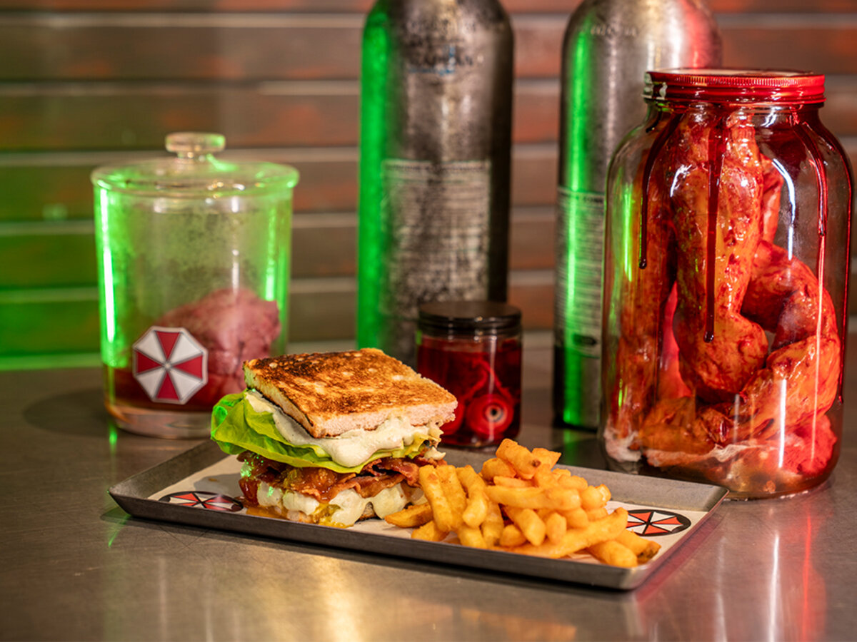 Resident Evil themed food at Universal Horror Unleashed in Las Vegas