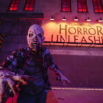Zombie outside Universal Horror Unleashed in Las Vegas