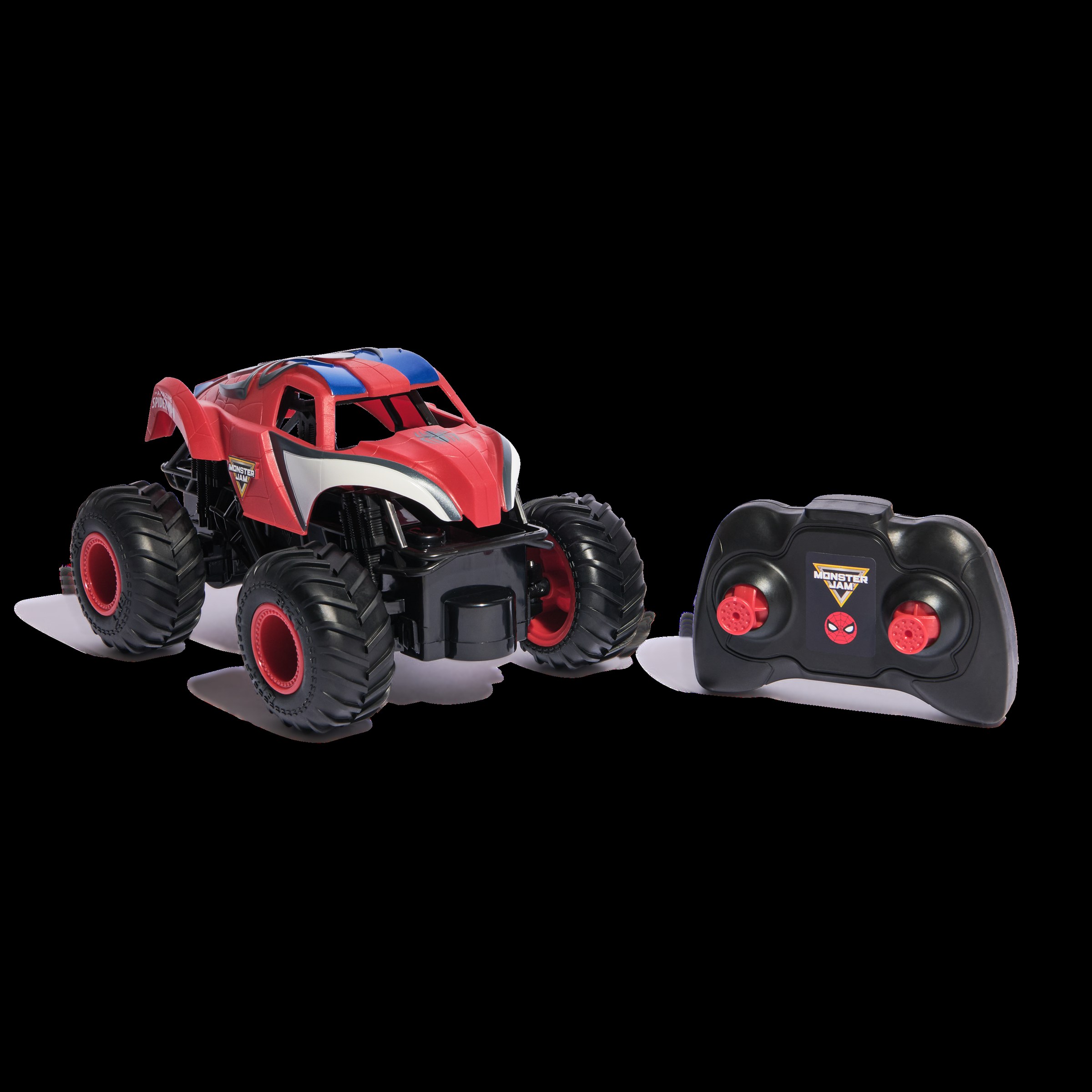 Spin Master Monster Jam Spider-Man remote control monster truck at 1:24 scale