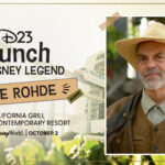 D23 Lunch with Disney Legend Joe Rohde key art at California Grill