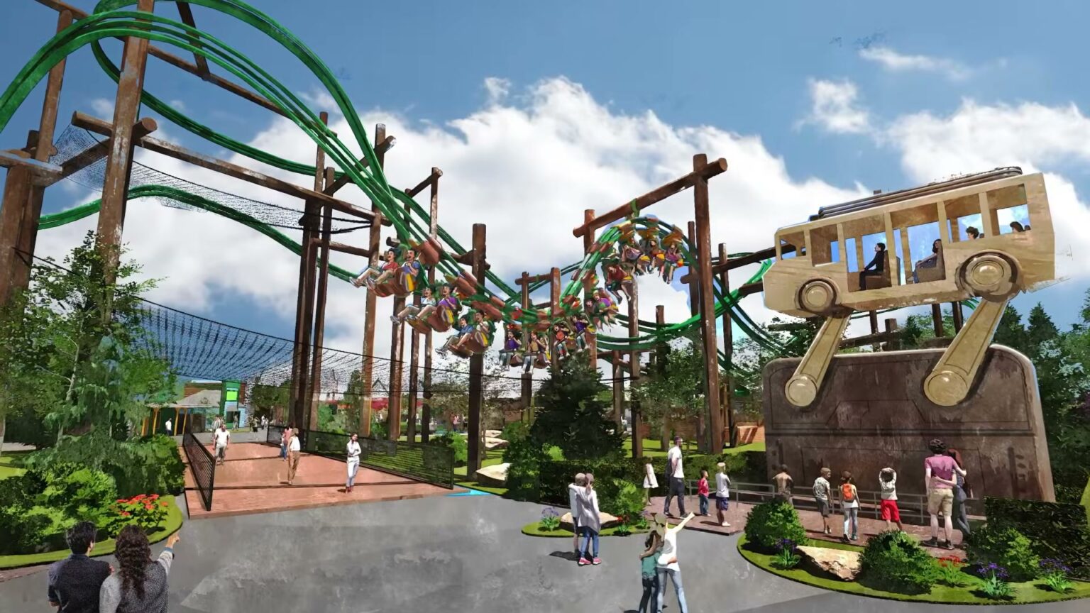 Camp Timber Trail Opens at Six Flags Great America 2027
