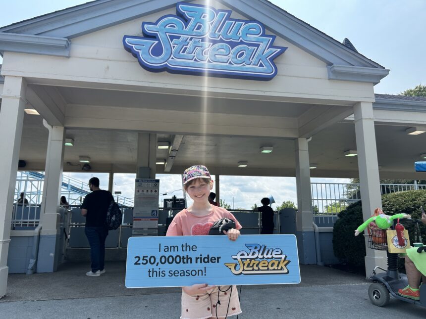 Cedar Point 2026 Ride Milestones: 250,000th Blue Streak Rider