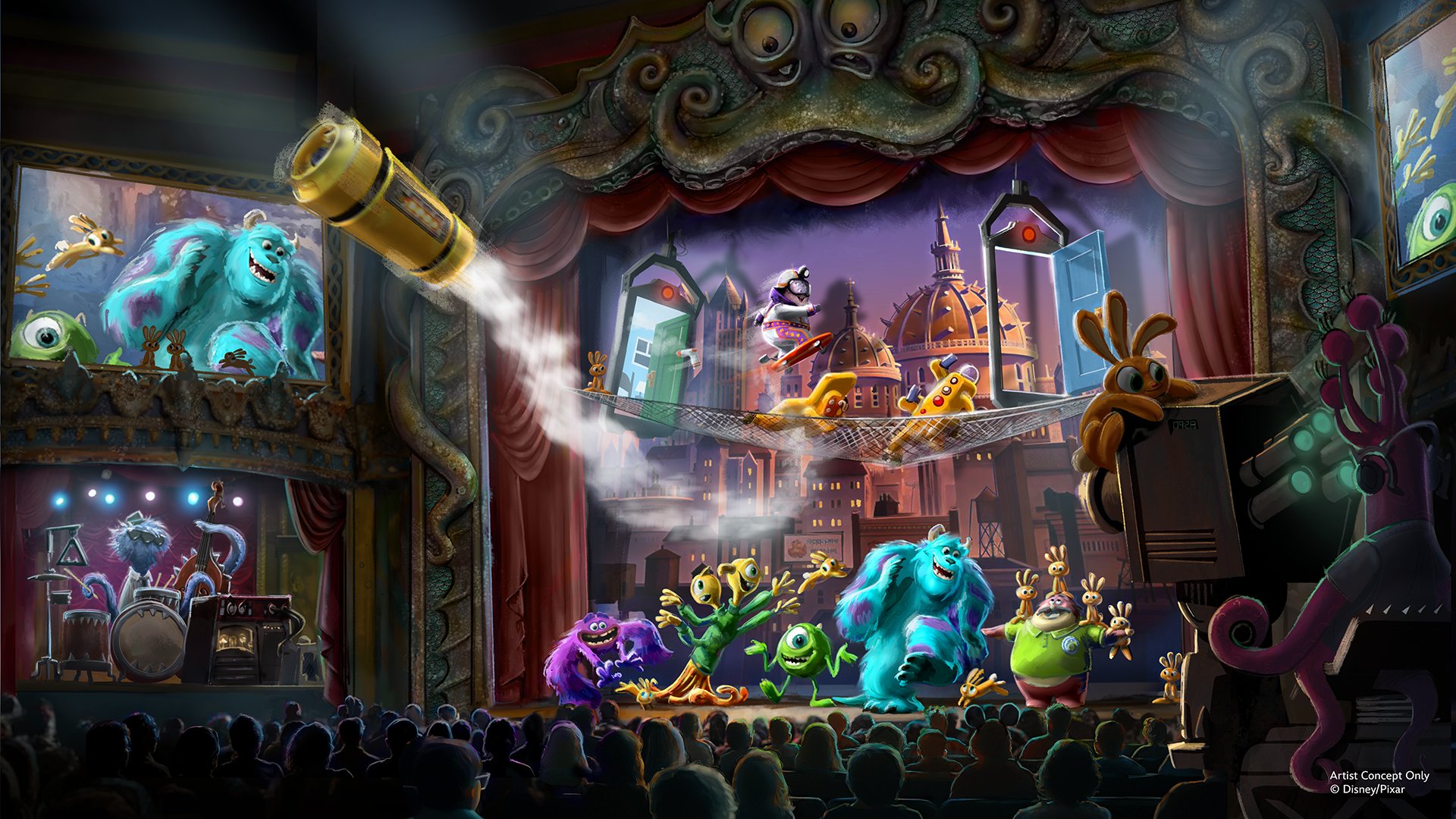 The Glob Theater in Monstropolis at Disney's Hollywood Studios