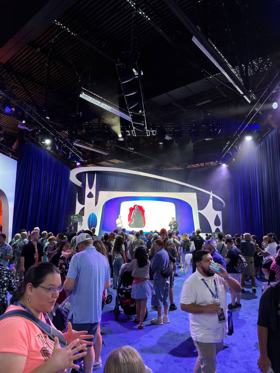The Promenade of Progress hub inside the Imagineering: Horizons pavilion at D23