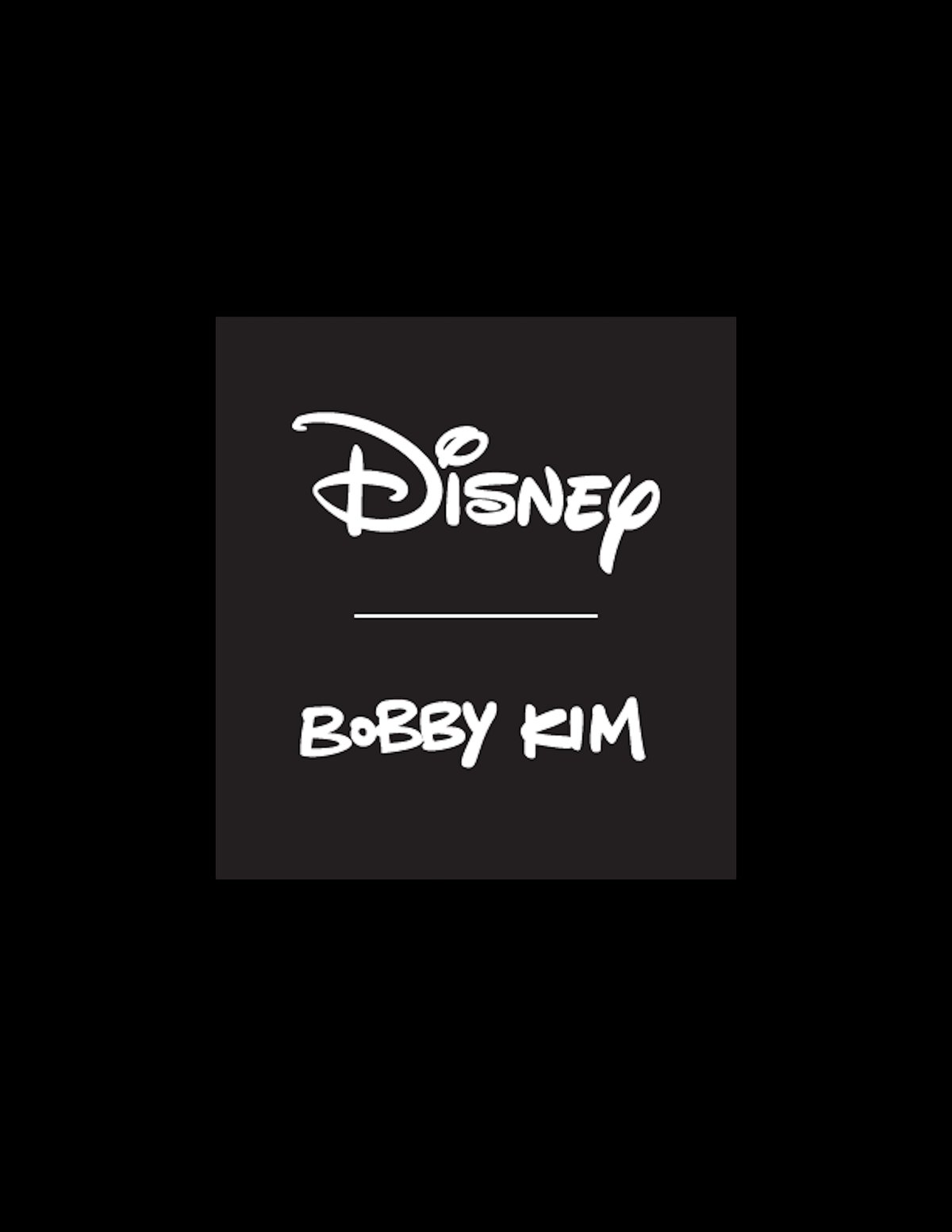 Disney and Bobby Kim collaboration logo