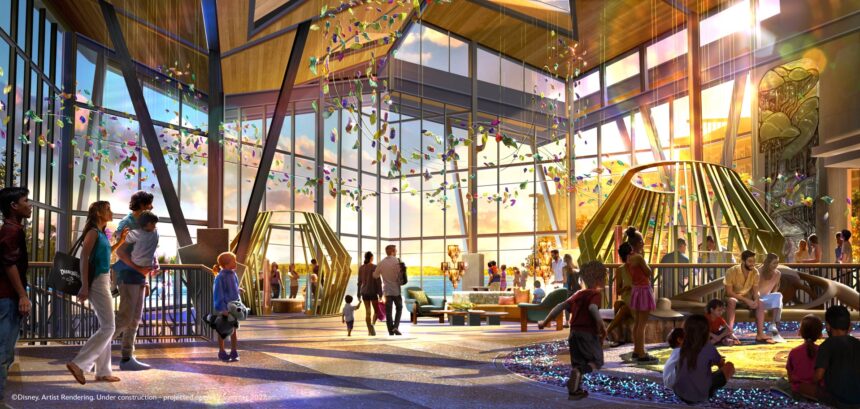 Disney Lakeshore Lodge Lobby and Dining Spaces Revealed