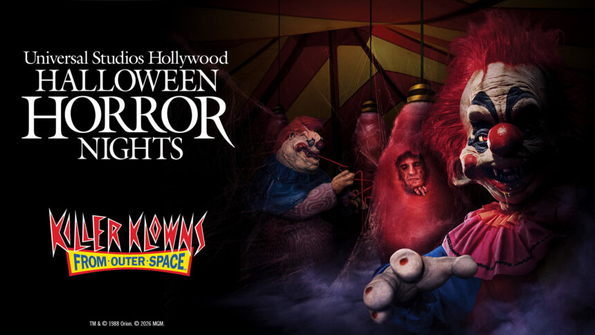 Halloween Horror Nights Hollywood Adds Art, Killer Klowns to 2026 Lineup