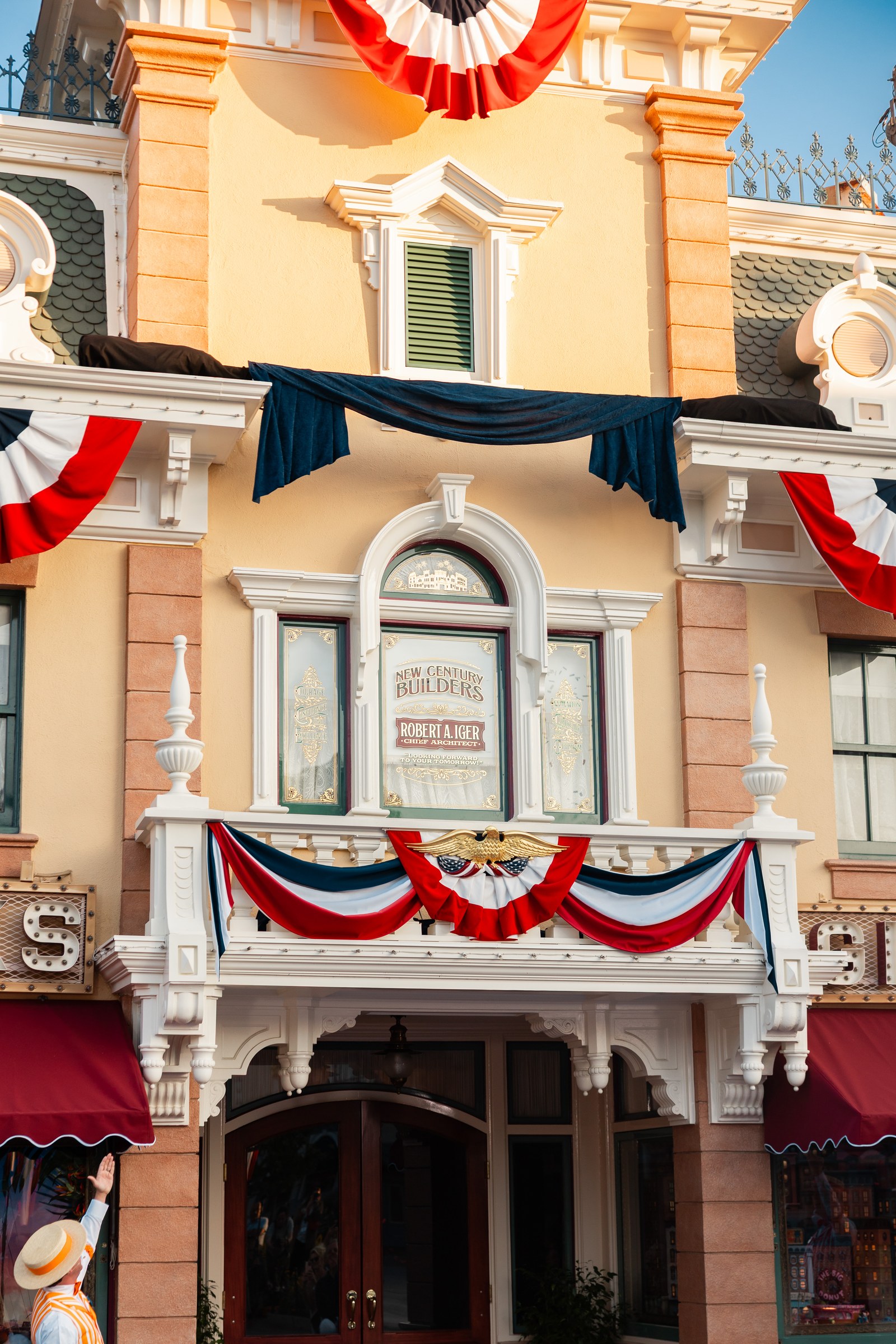 The dedication of Bob Iger’s Main Street window at Disneyland Park