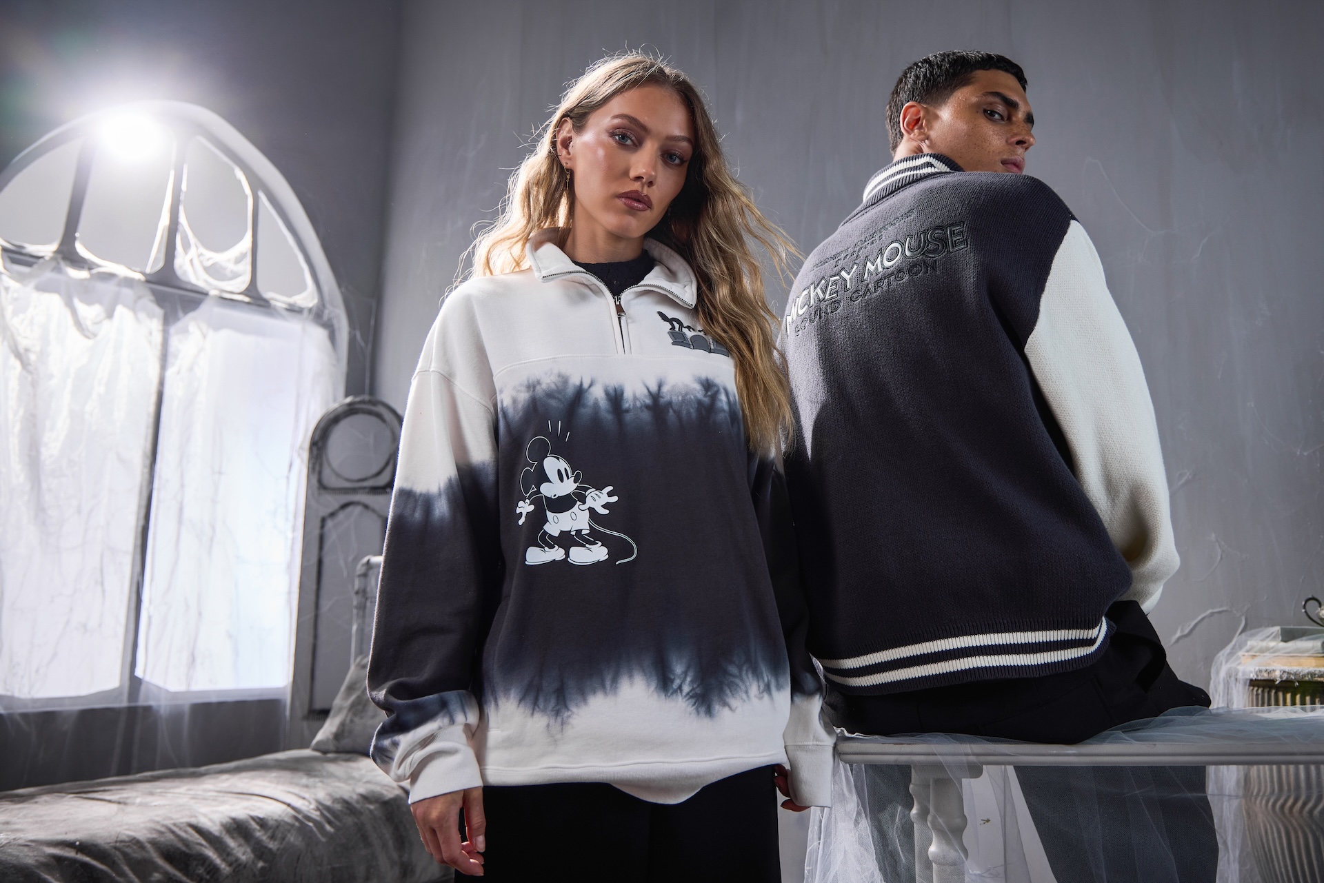 Mickey Mouse Skeleton Dance Spirit Jersey and Varsity Sweater Jacket