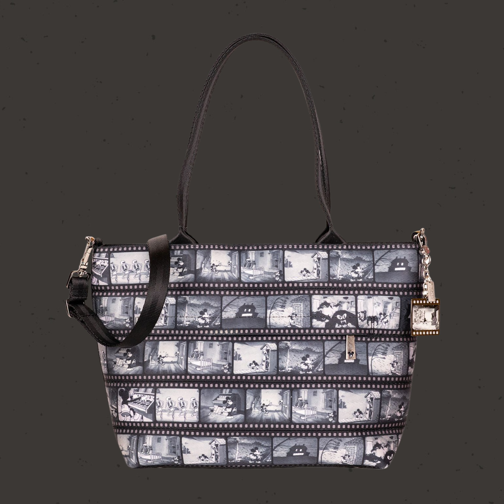 Disney Store Exclusive Mickey Mouse Tote by Harveys The Haunted House and The Skeleton Dance