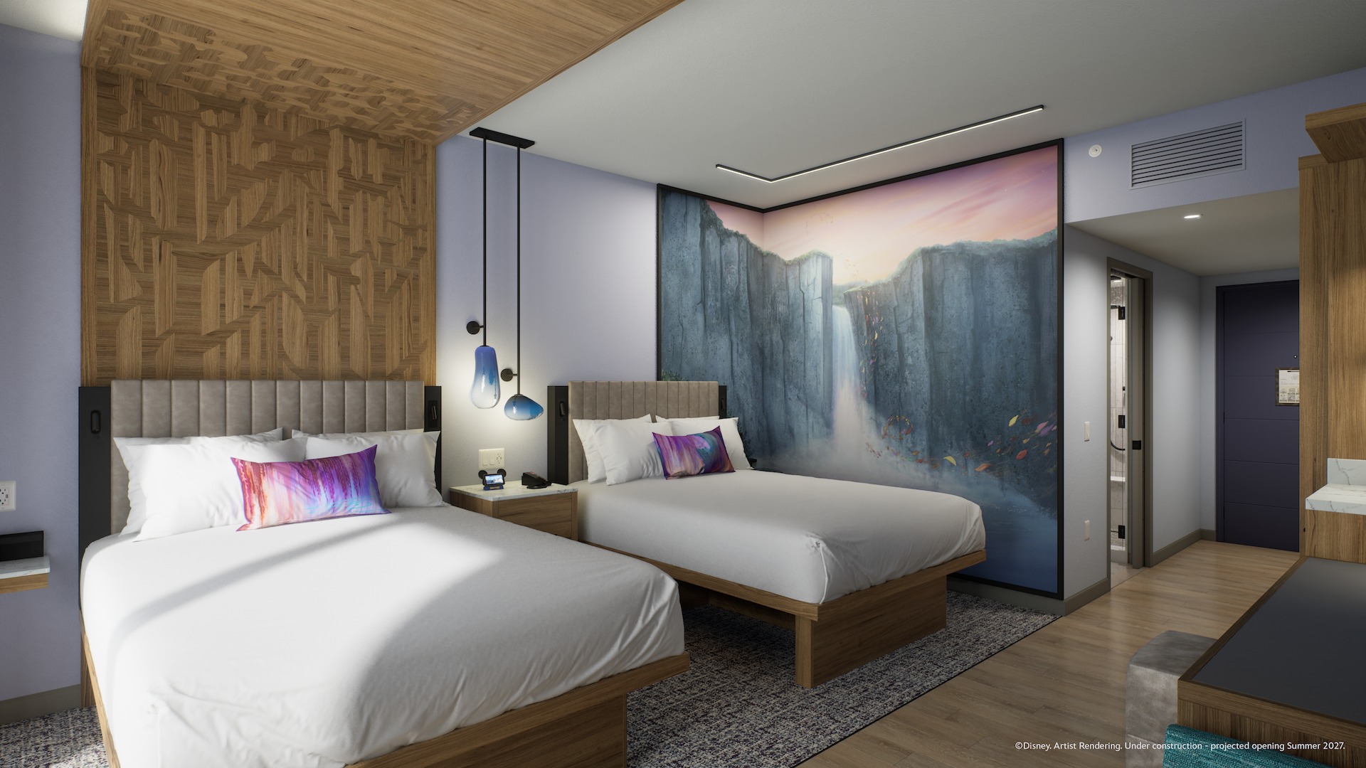 Pocahontas-inspired resort studio at Disney's Lakeshore Lodge
