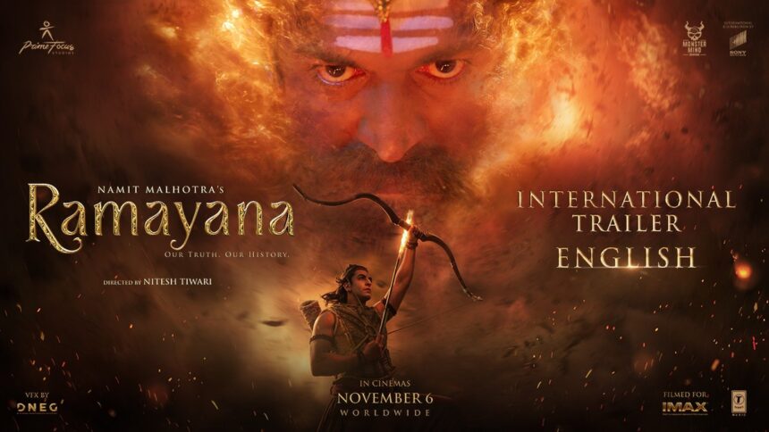 Ramayana Trailer: Sony Sets November 6 Release