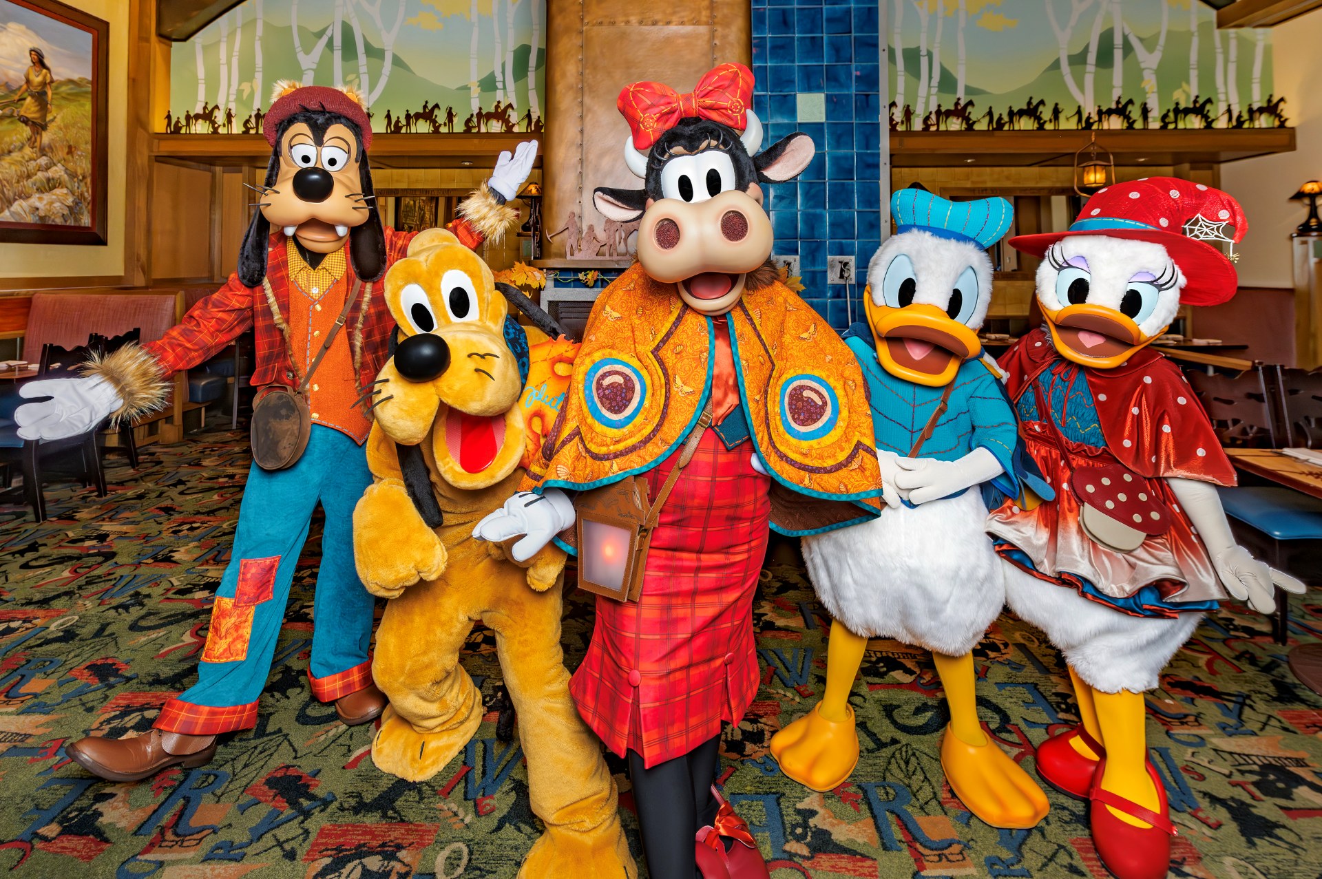 Official source photo for Halloween Time Characters at Disneyland 2026