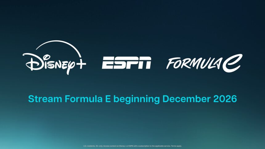 Disney+ to Stream Every Formula E Race Starting in 2026