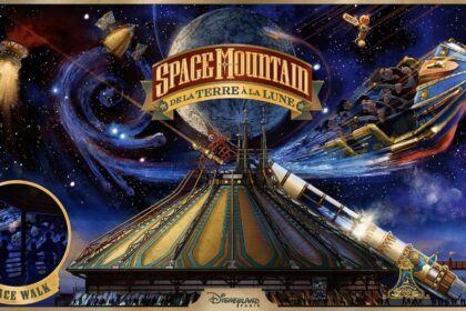 Space Mountain’s Moon Story Returns to Disneyland Paris