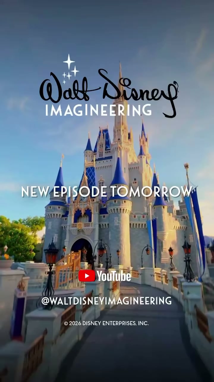 The image is an official Walt Disney Imagineering end card reading