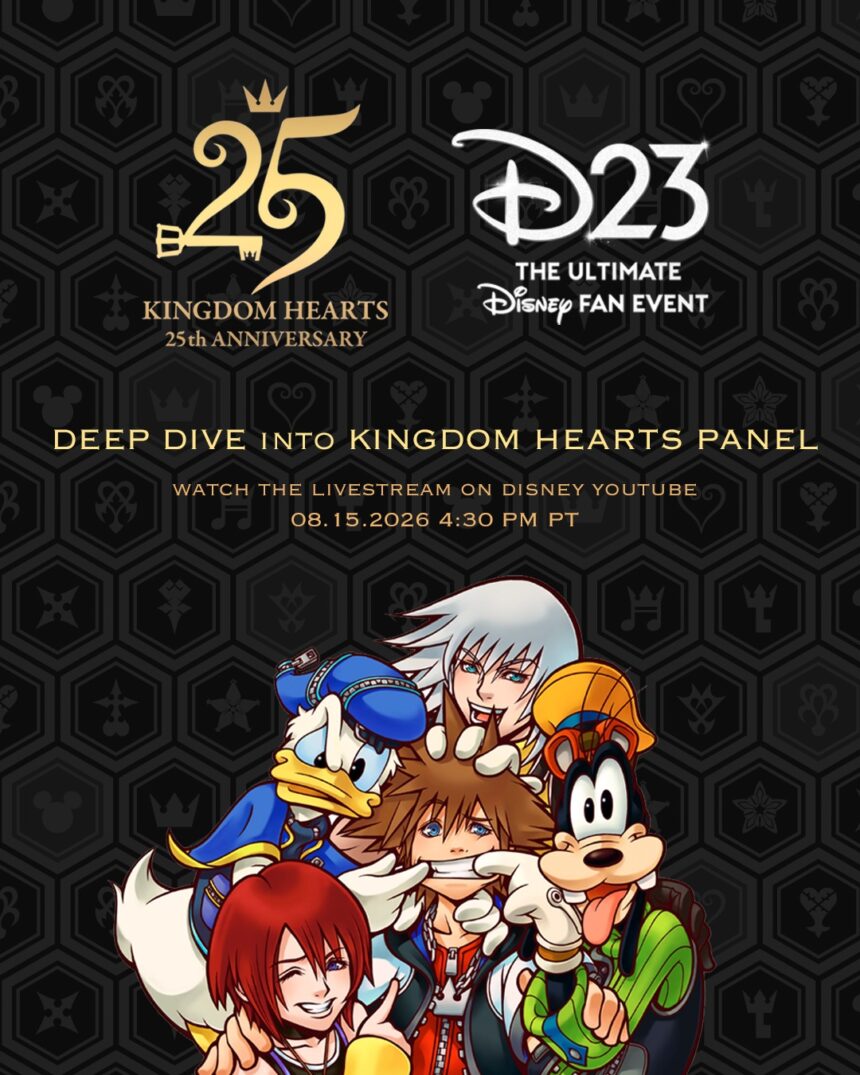 D23 KINGDOM HEARTS Panel Livestream Set for August 15