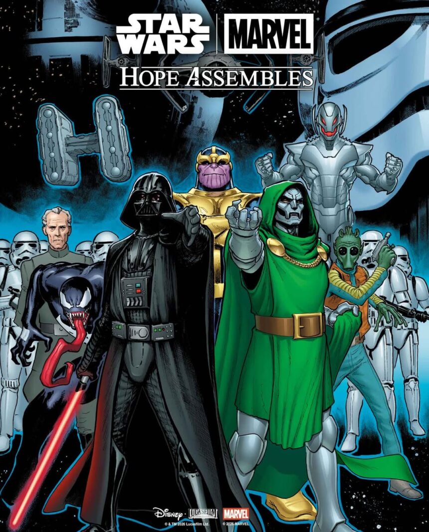 Star Wars and Marvel Cross Over in 2027 Comic