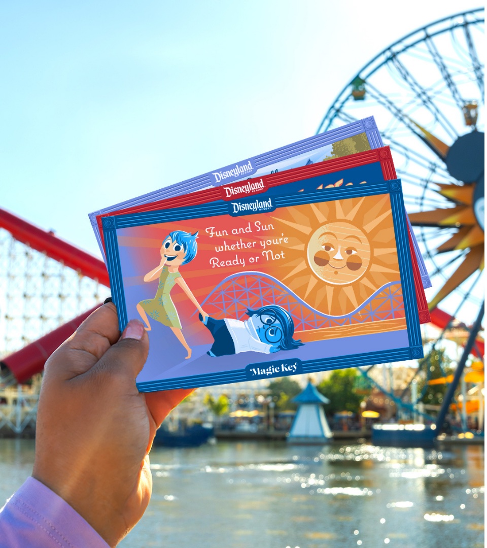DCA Billboard Magnet Set Magic Key Missed Keepsake at Disney California Adventure.