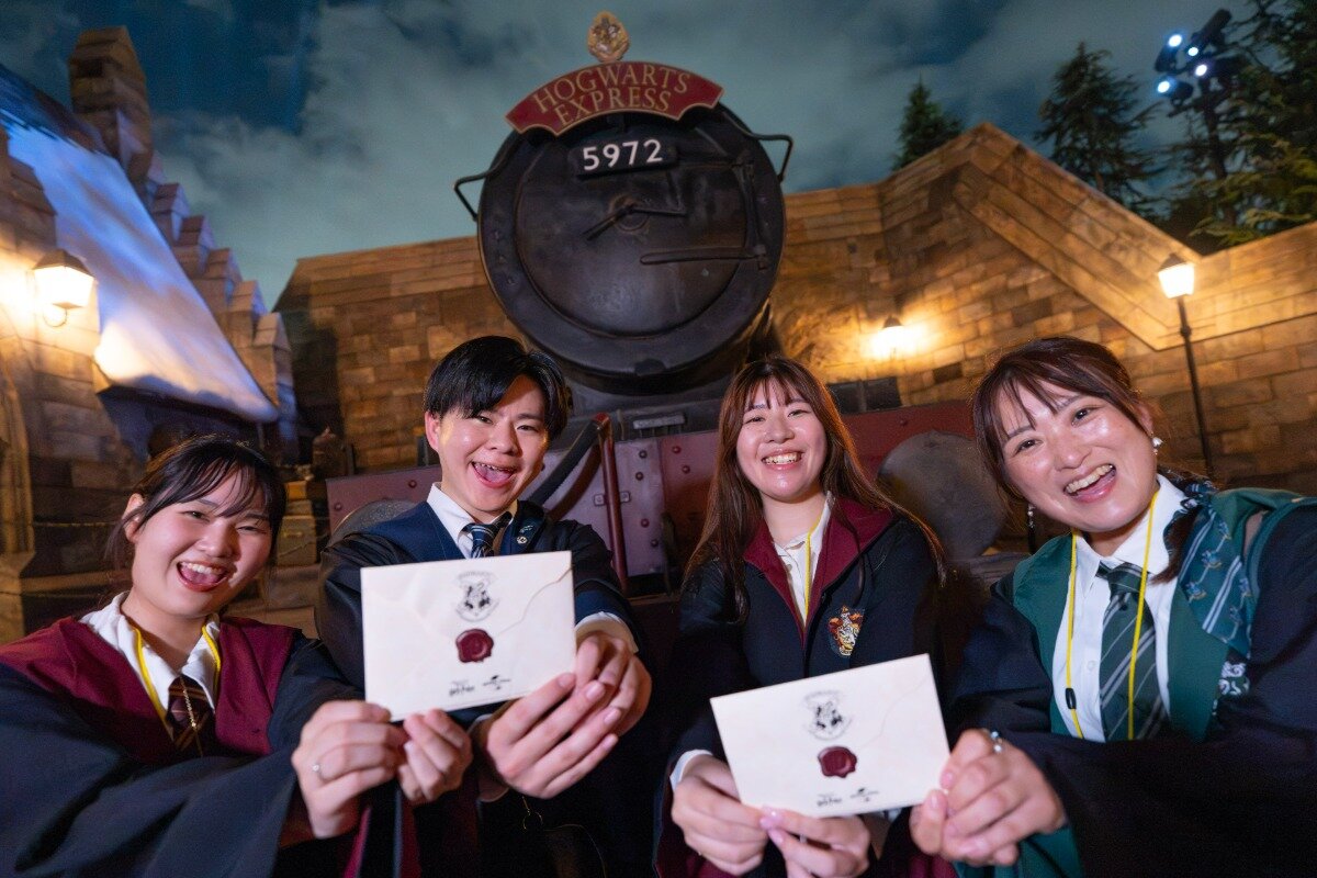 Official source photo for Hogwarts Castle Walk Returns to Universal Studios Japan for Philosopher's Stone 25th
