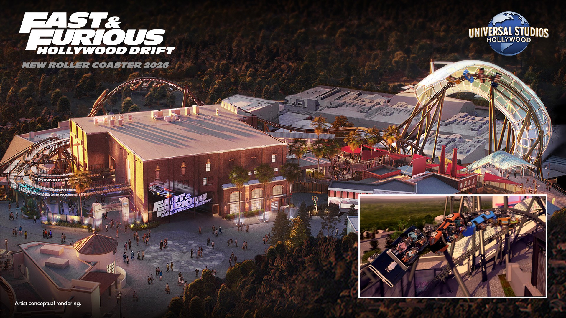 Official source photo for Fast & Furious: Hollywood Drift Opens at Universal Hollywood