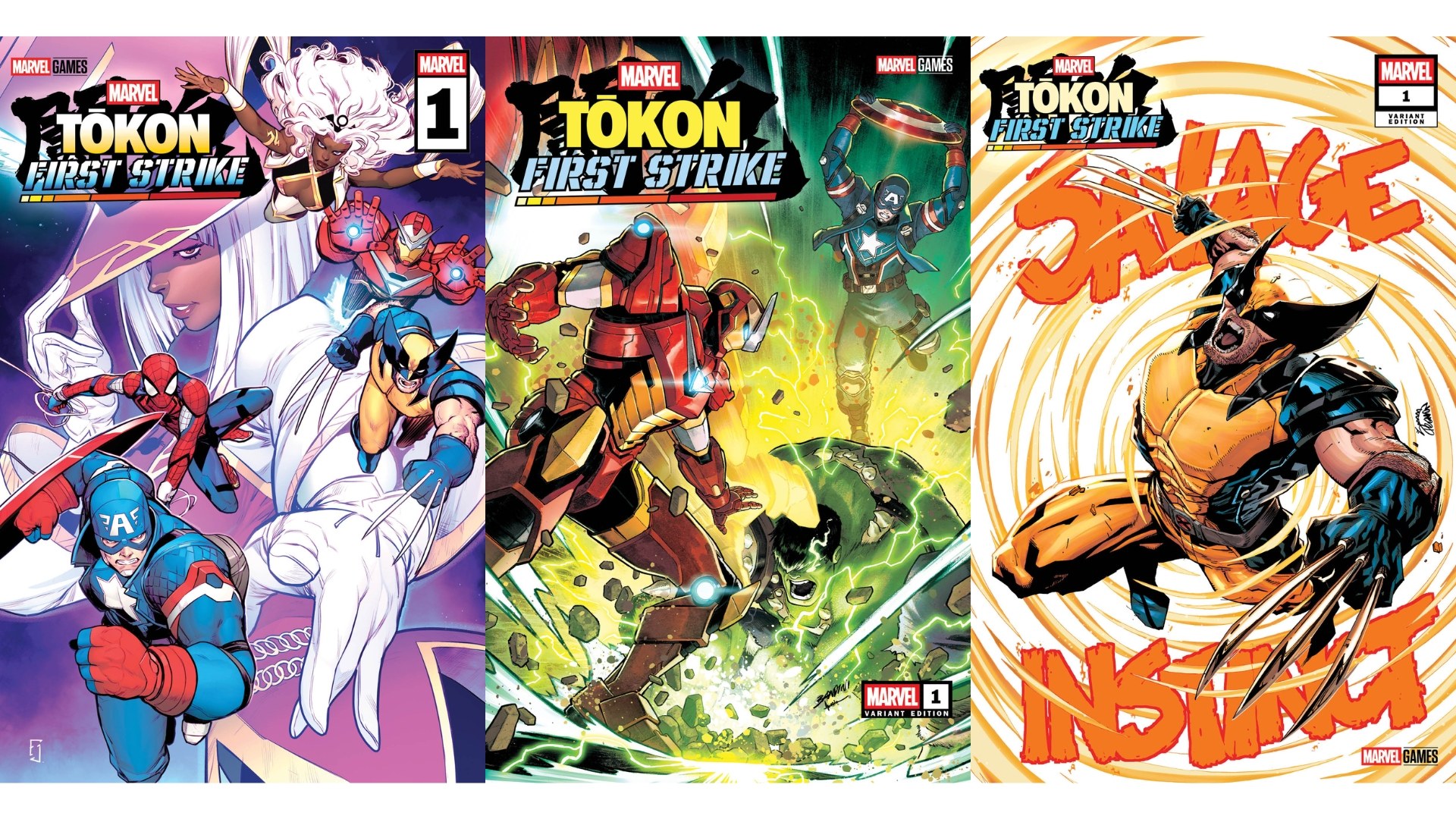 Official source photo for MARVEL Tōkon: First Strike #1 Writers on the Game Prequel