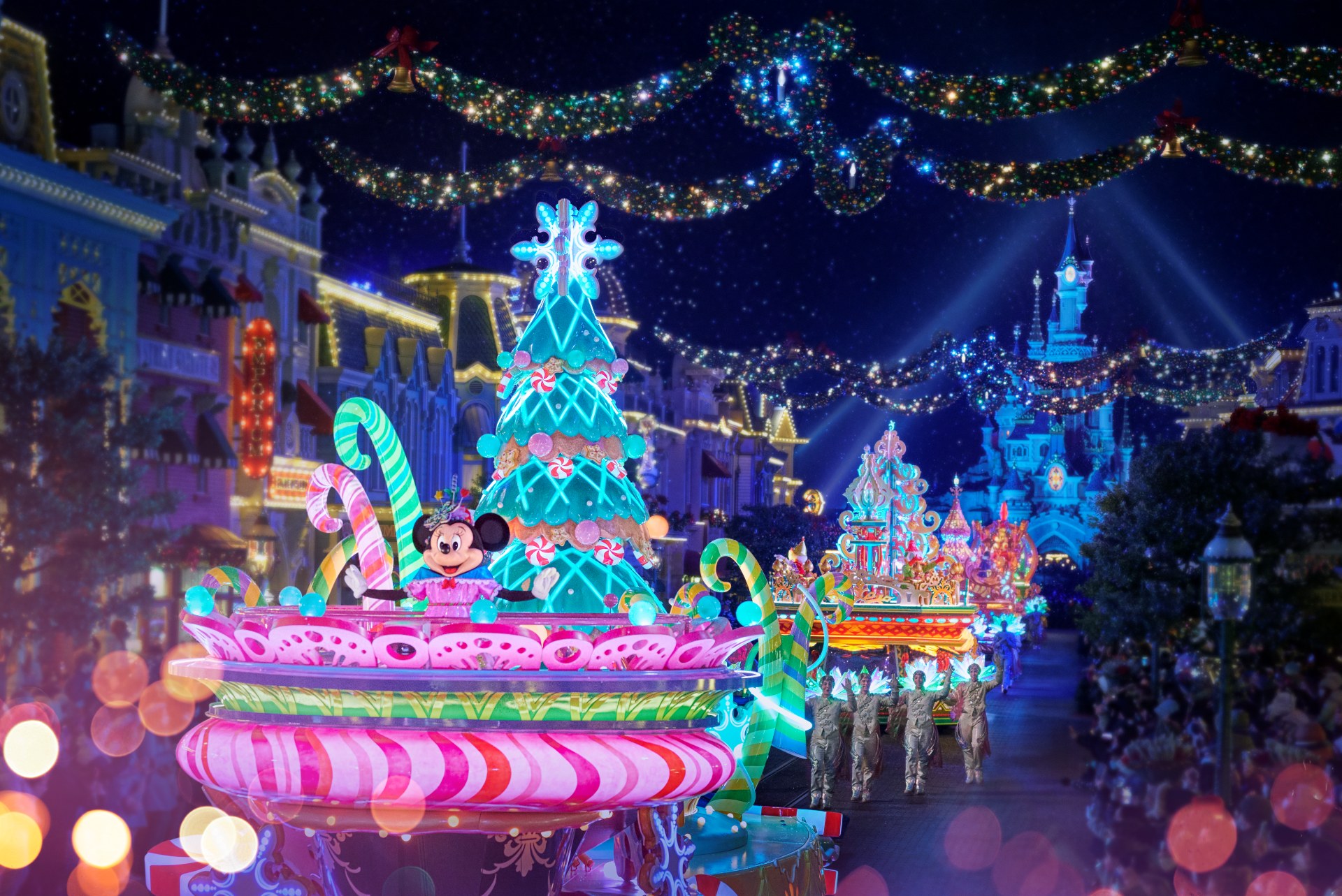 Official source photo for Disneyland Paris Holidays 2026: World of Frozen Christmas, Santa on Main Street and New Year's Eve