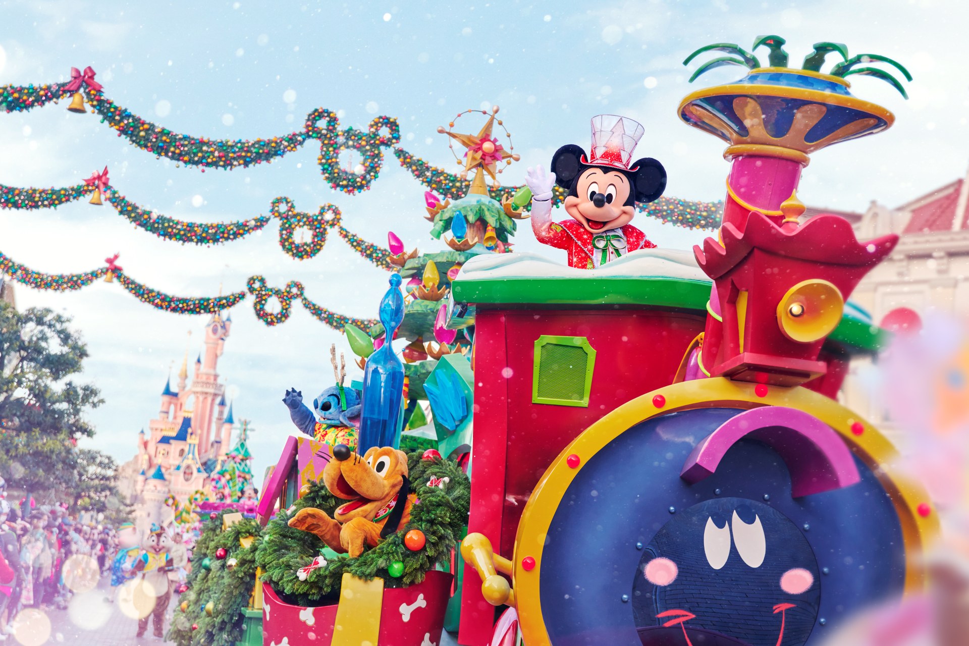 Official source photo for Disneyland Paris Holidays 2026: World of Frozen Christmas, Santa on Main Street and New Year's Eve