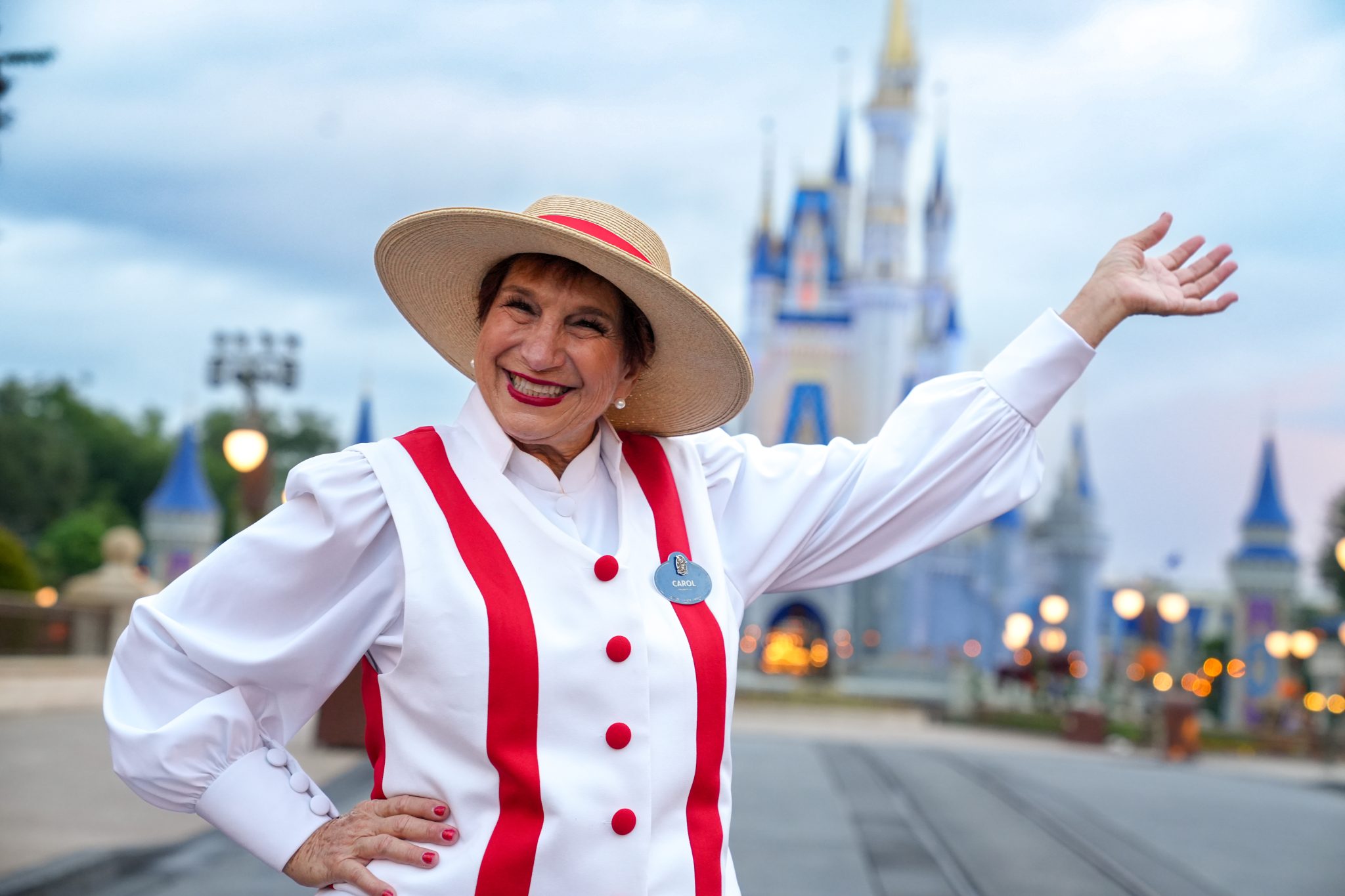 Official source photo for Casey's Corner Pianist Carol Debuts at Magic Kingdom