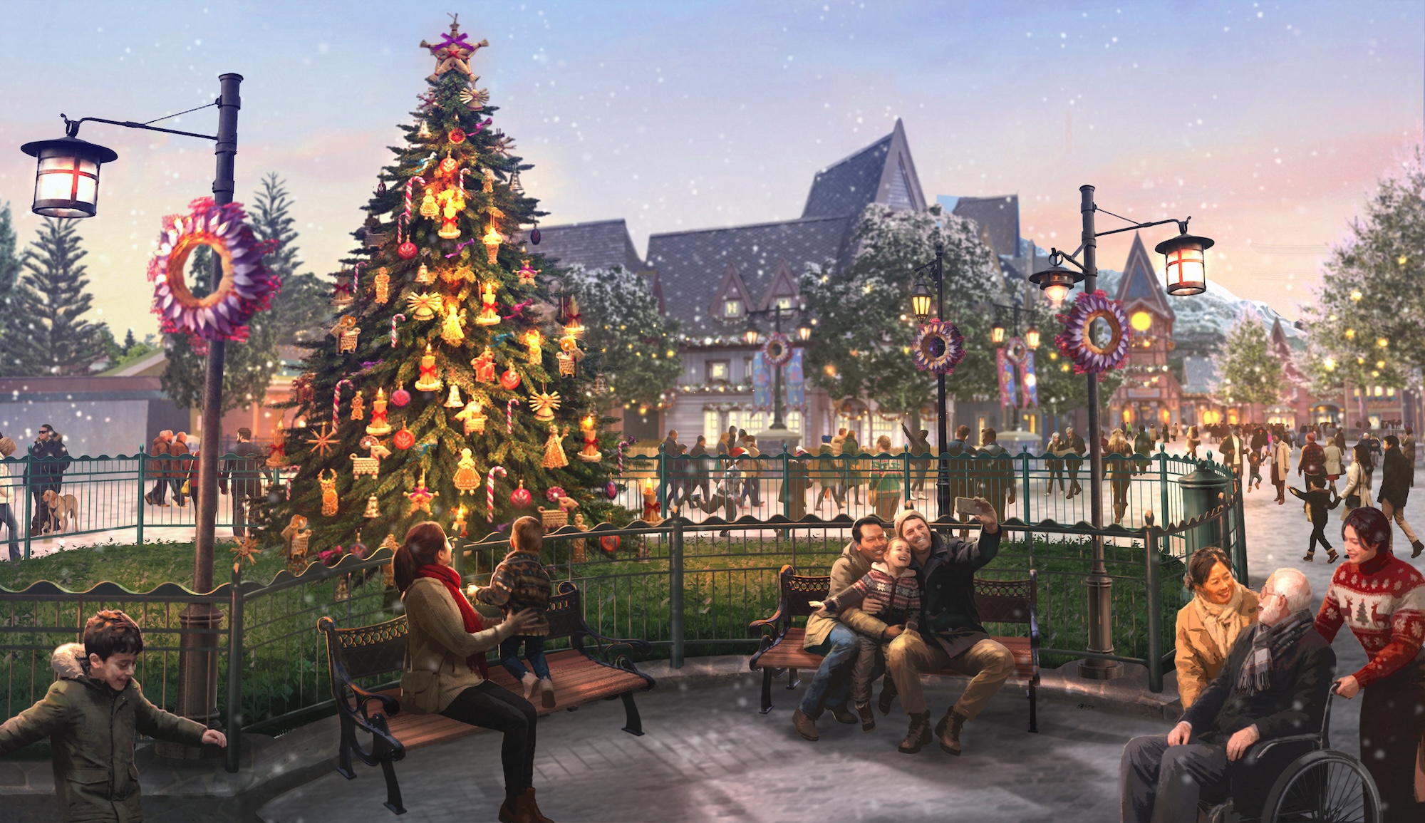Official source photo for Disney Enchanted Christmas at Disneyland Paris 2026