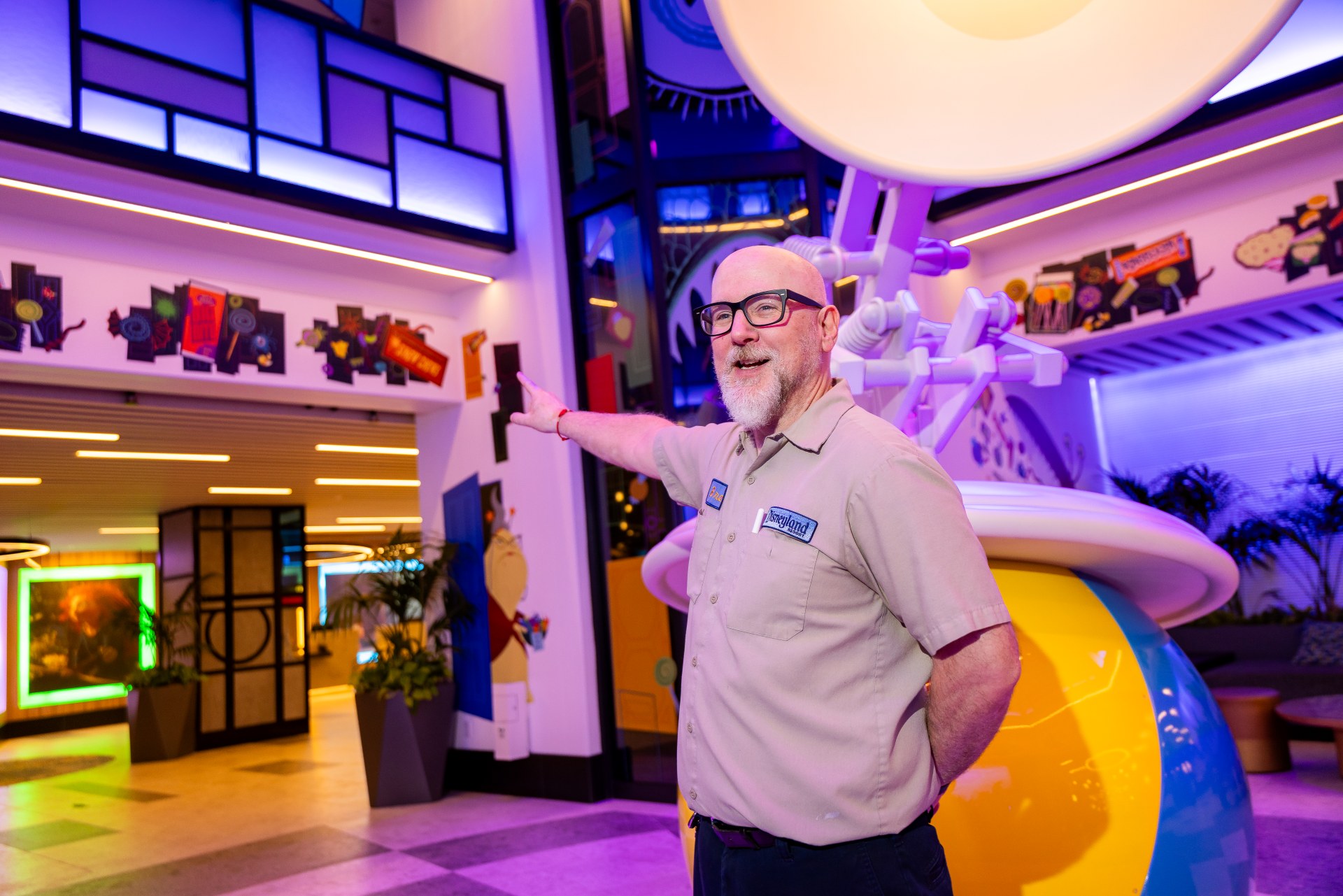 Official source photo for Pixar Place Hotel Gets Its First Monsters, Inc. Halloween Makeover