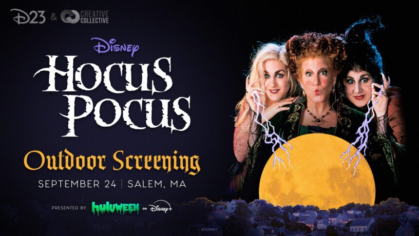D23 Hocus Pocus Screening in Salem 2026: Free Outdoor Movie