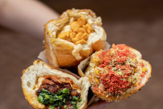 Mac and cheese bread cones at Universal Orlando Resort