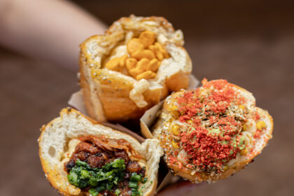 Mac and cheese bread cones at Universal Orlando Resort
