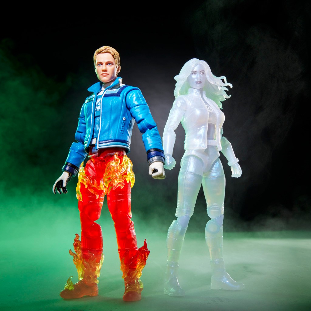 Hasbro Marvel Legends Invisible Woman and Human Torch two-pack