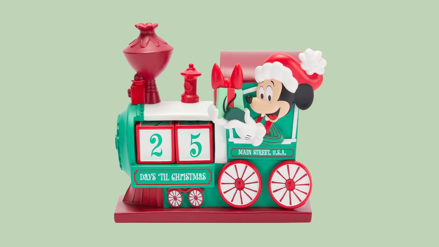 Mickey Mouse and Family Christmas Collection Train Countdown