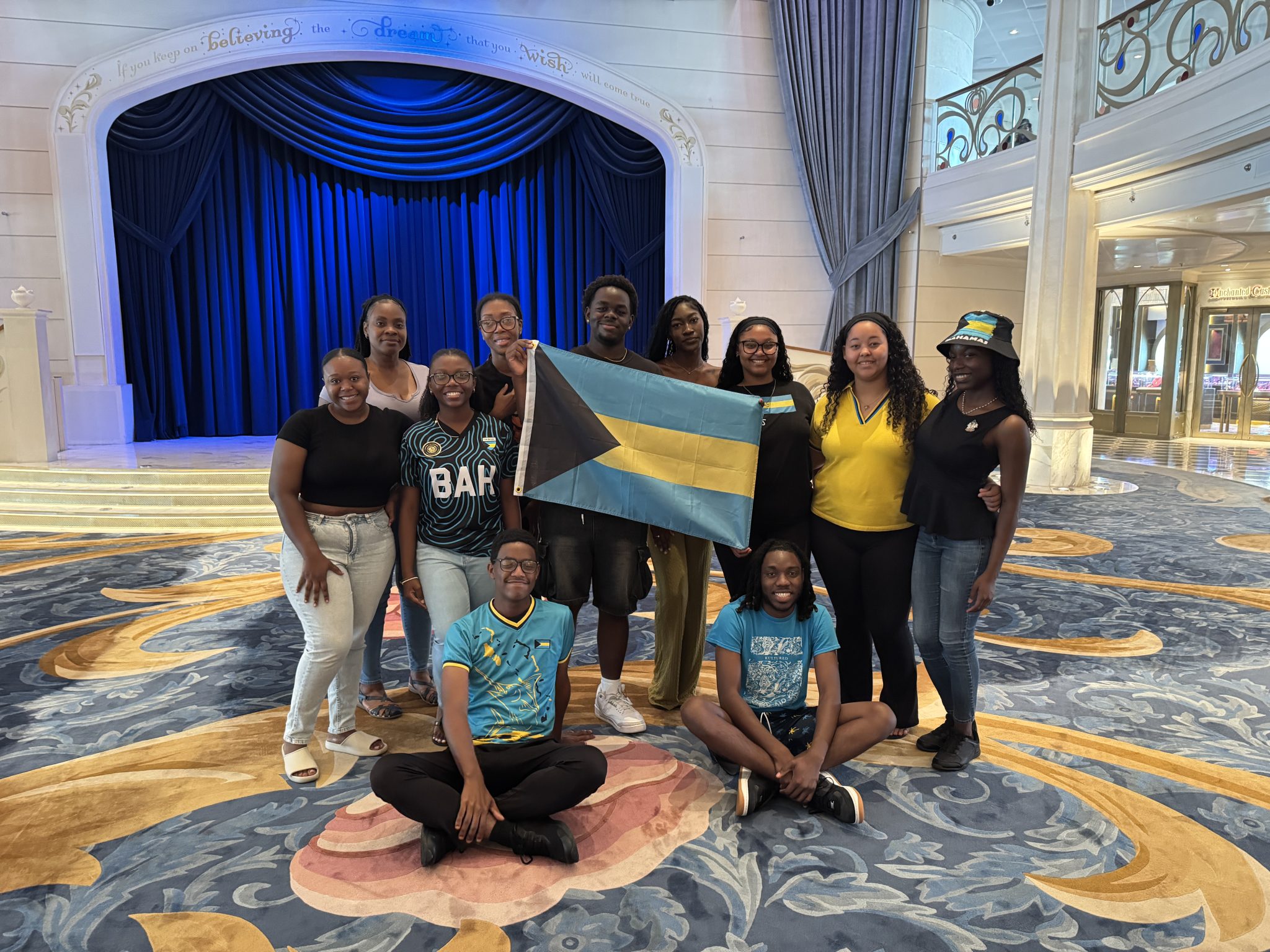 Official source photo for Disney Cruise Line Brings Bahamian Students Aboard Its Ships