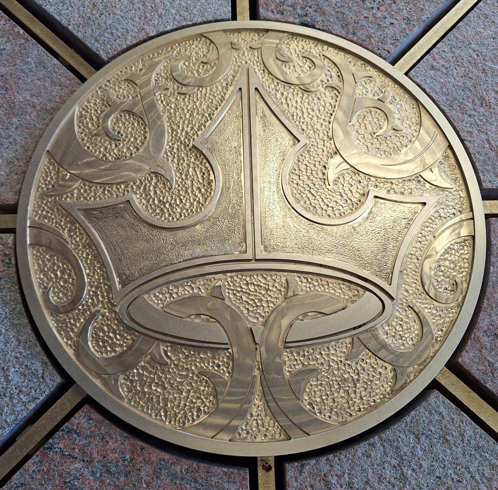 Official source photo for Sleeping Beauty Castle Bridge Gets New Compass Rose