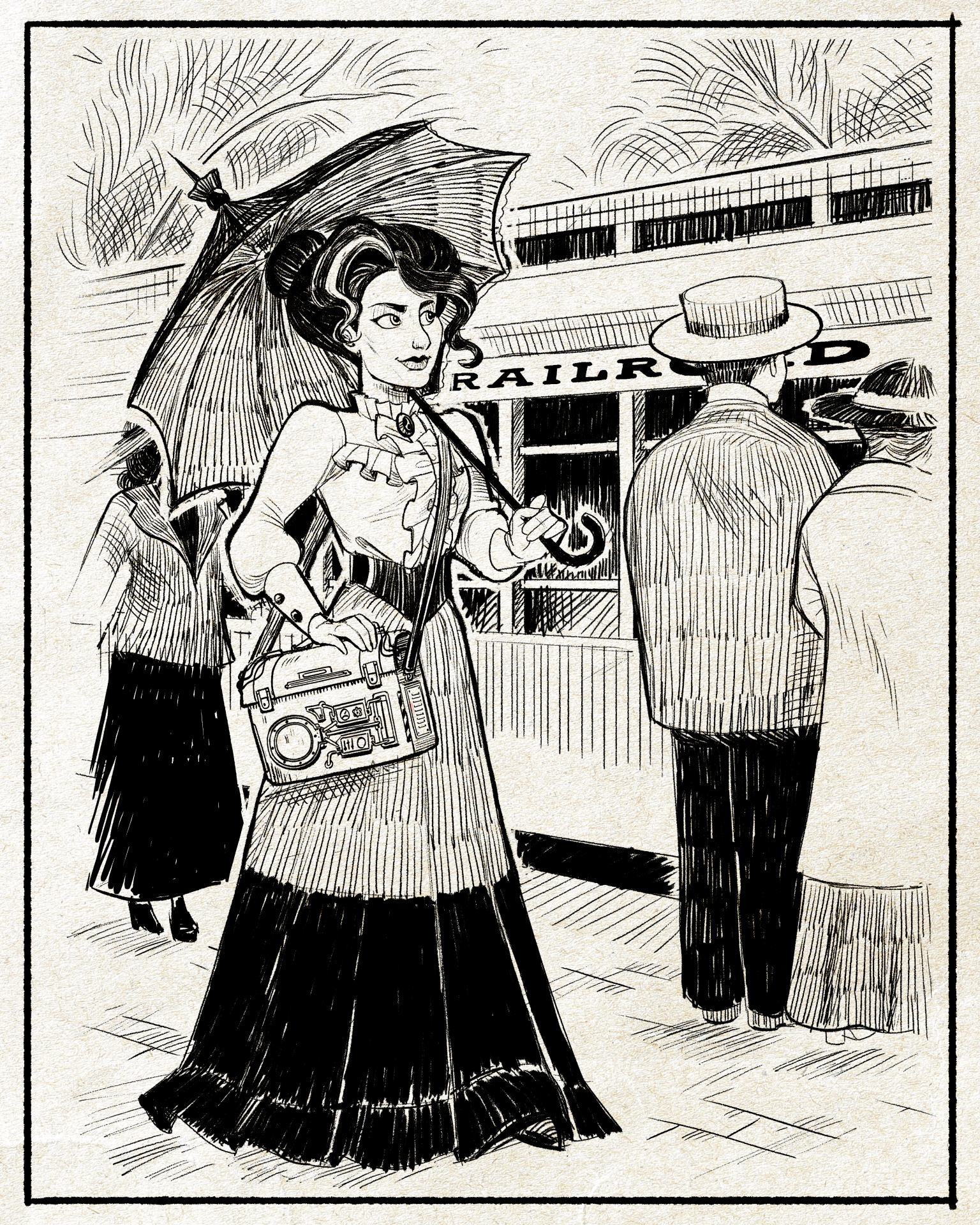 Official source photo for Hazel Hightower Debuts as S.E.A.’s Time-Traveling Thief