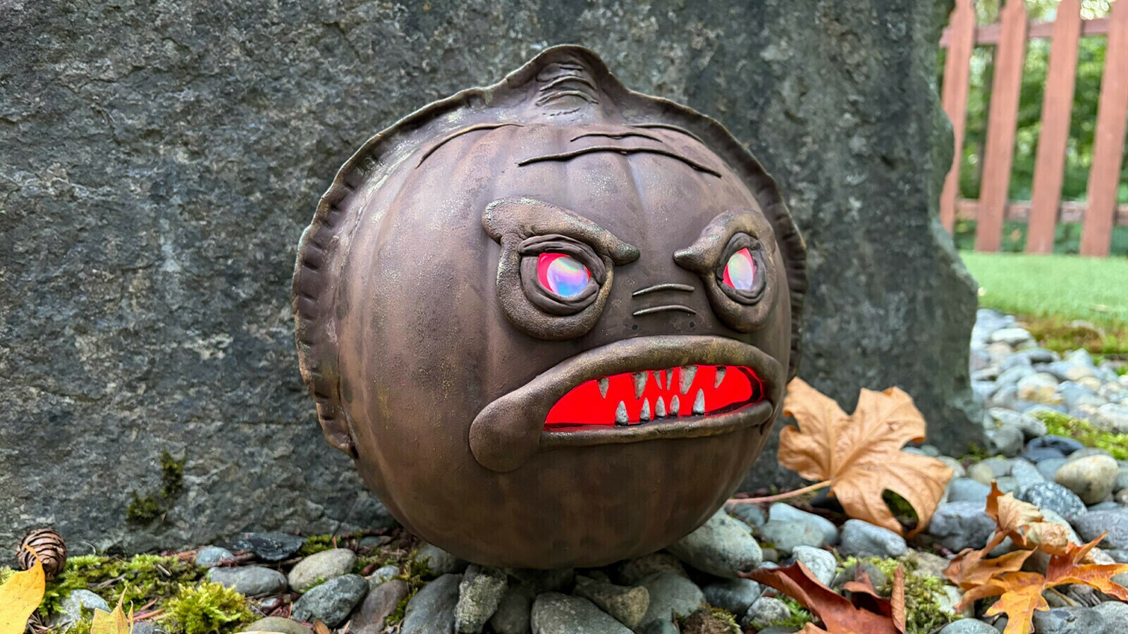 Inspired by The Mandalorian and Grogu, An Amani Gourd to Guard your Stoop