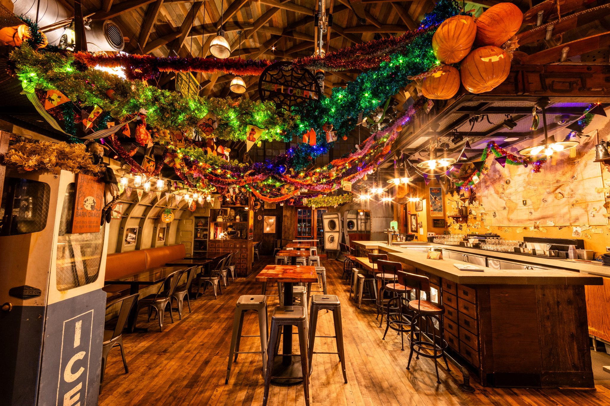 Official source photo for Jock Lindsey’s Hangar Bar Reveals Candelabra Eggs Trick