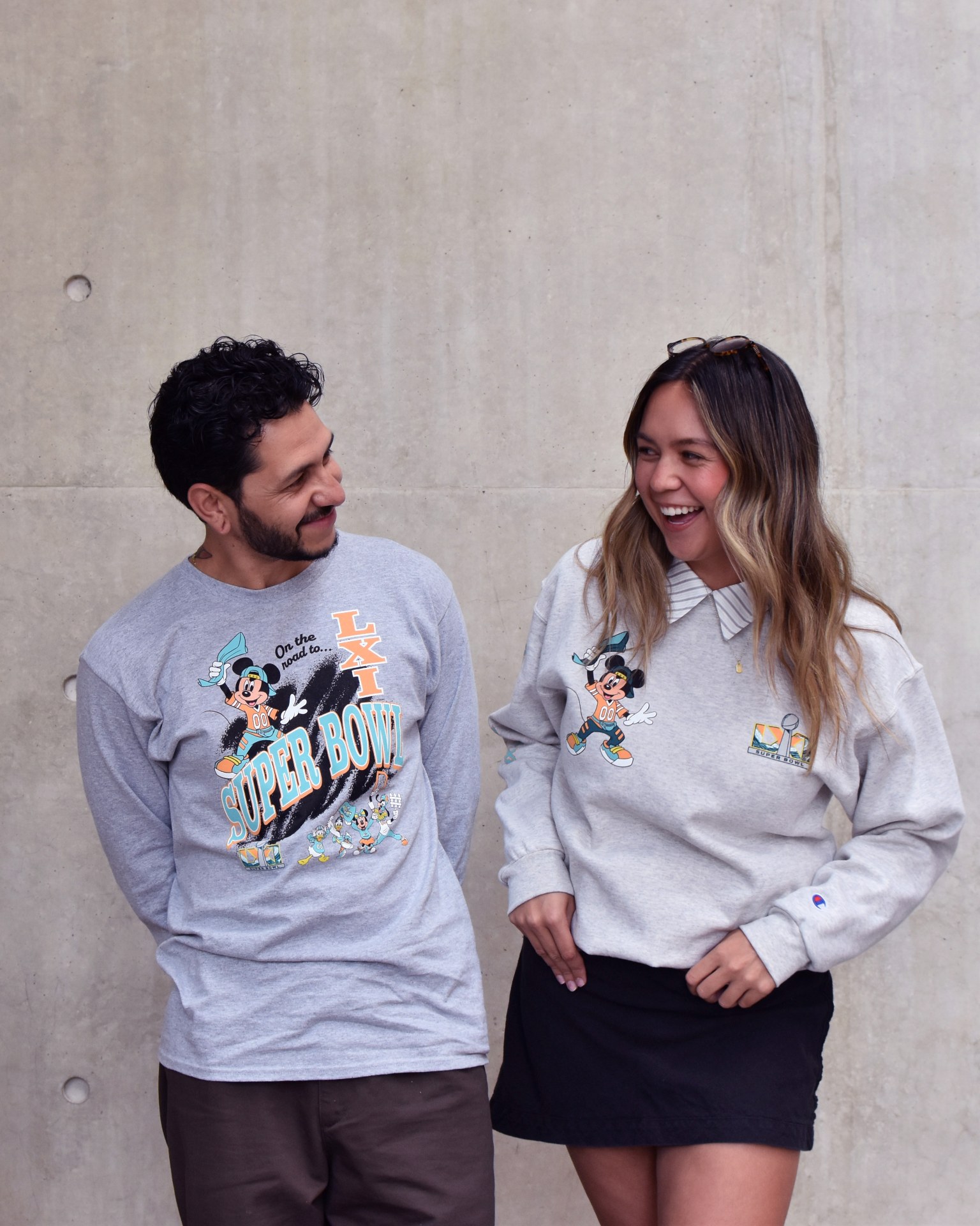 Official source photo for Mickey & Friends NFL Gear Debuts With Super Bowl LXI Styles