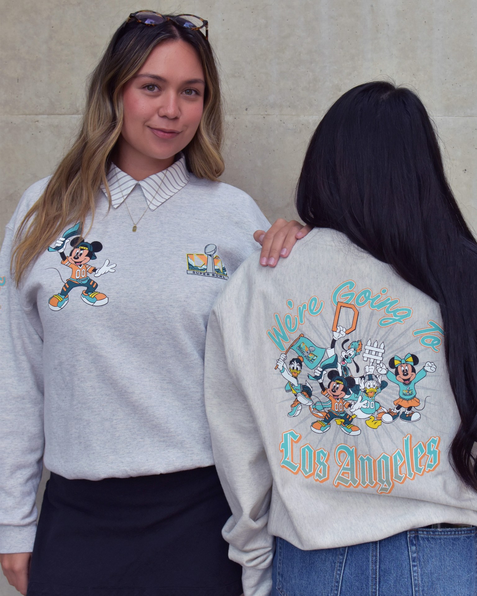 Official source photo for Mickey & Friends NFL Gear Debuts With Super Bowl LXI Styles