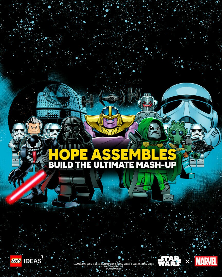 Official source photo for LEGO Ideas Opens Star Wars and Marvel Mash-Up Challenge